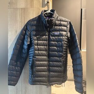 Patagonia Down Shirt Ultralight Jacket Black Size Medium
